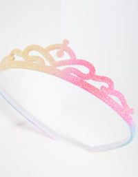 Kids Rainbow Mini Tiara Headband - link has visual effect only