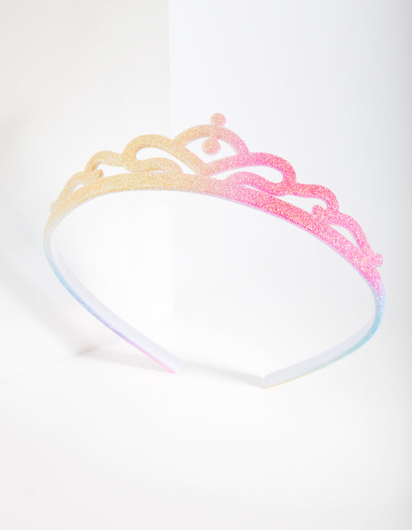 Kids Rainbow Mini Tiara Headband