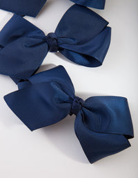Kids Fabric Small Navy Bow Pack - link has visual effect only