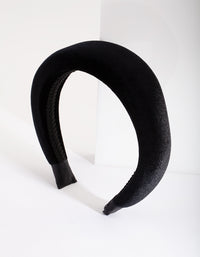 Black Velvet Padded Headband - link has visual effect only