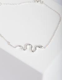 Sterling Silver Snake Bracelet Anklet - link has visual effect only