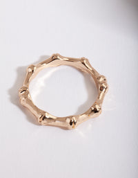 Gold Bamboo Ring - link has visual effect only