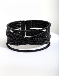 Black Overlap Cupchain Cuff - link has visual effect only