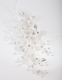 Crystal Flower Drape Hair Piece - link has visual effect only