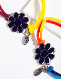 Kids Mixed Metal Floral Bracelet Pack - link has visual effect only