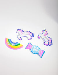 Kids 1cm Unicorn Clip 4-Pack - link has visual effect only