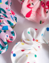 Kids Printed Scrunchie Pack - link has visual effect only