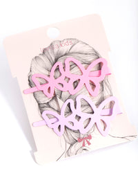 Large Butterfly Hair Slide Pack - link has visual effect only
