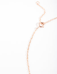 Rose Gold Plated Sterling Silver Micro Heart Necklace - link has visual effect only