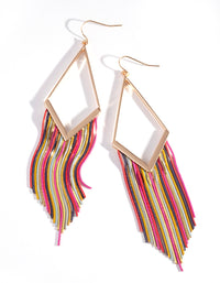 Gold Rainbow Snake Chain Earrings - link has visual effect only