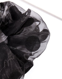 Black Organza Scrunchie - link has visual effect only