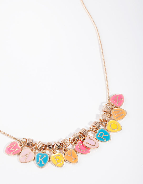 Kids Rainbow Charm Necklace Pack