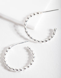 Sterling Silver Twisted Hoop Earrings - link has visual effect only