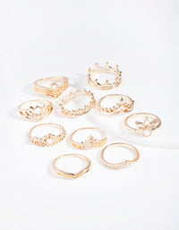 Gold Princess Opal Ring 8-Pack - link has visual effect only