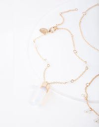 Gold Moonstone Shard Anklet Pack - link has visual effect only