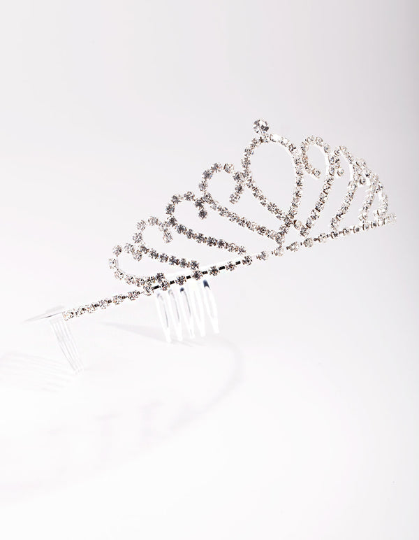Silver Princess Tiara Crown