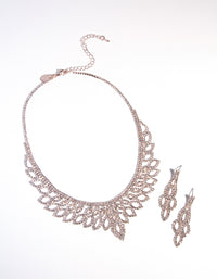 Rose Gold Decorative Cupchain Set - link has visual effect only