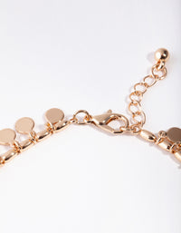 Gold Jingle Circle Disc Anklet - link has visual effect only