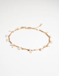 Gold Jingle Pearly Anklet - link has visual effect only
