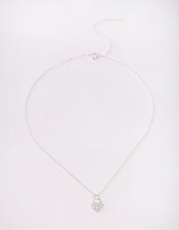 Kids Sterling Silver Heartlock 30cm Necklace - link has visual effect only