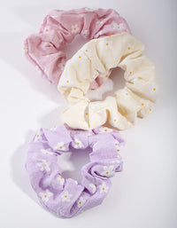 Kids Fabric Daisy Pack Scrunchie - link has visual effect only
