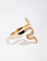Gold Plated Surgical Steel Snake Ring - link has visual effect only