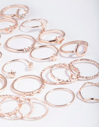 Rose Gold Celestial Ring 24-Pack - link has visual effect only