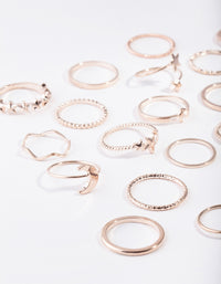Rose Gold Celestial Ring 24-Pack - link has visual effect only
