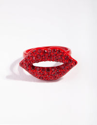 Matte Diamante Lips Ring - link has visual effect only