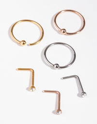 5mm Ball Nose Ring 6-Pack - link has visual effect only