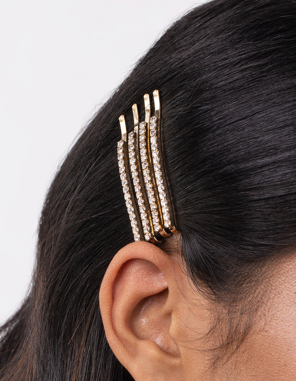 Trendy Exaggerated Women Korean Hair Accessories Bow Hairpin Diamond Hair  Clip | eBay