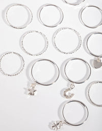 Silver Lucky Charm 24-Pack Rings - link has visual effect only