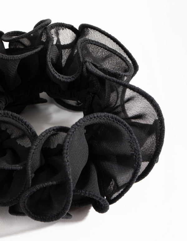 Oversized Frill Scrunchie