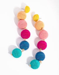 Gold Rainbow Ball Drop Earrings - link has visual effect only