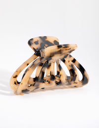 Acrylic Tortoiseshell Cut-Out Claw - link has visual effect only