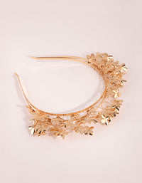 Gold Mixed Metal Flower Crown - link has visual effect only