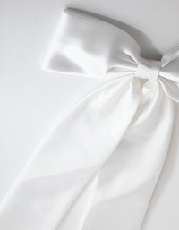 Statement Relaxed Fabric Bow Clip - link has visual effect only