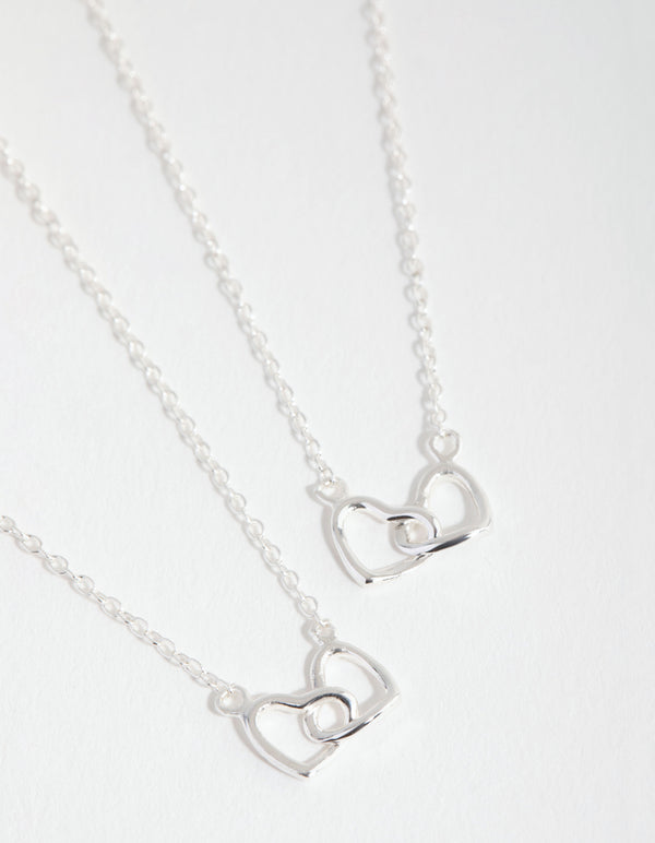Sterling Silver Mother & Daughter Necklace Pack