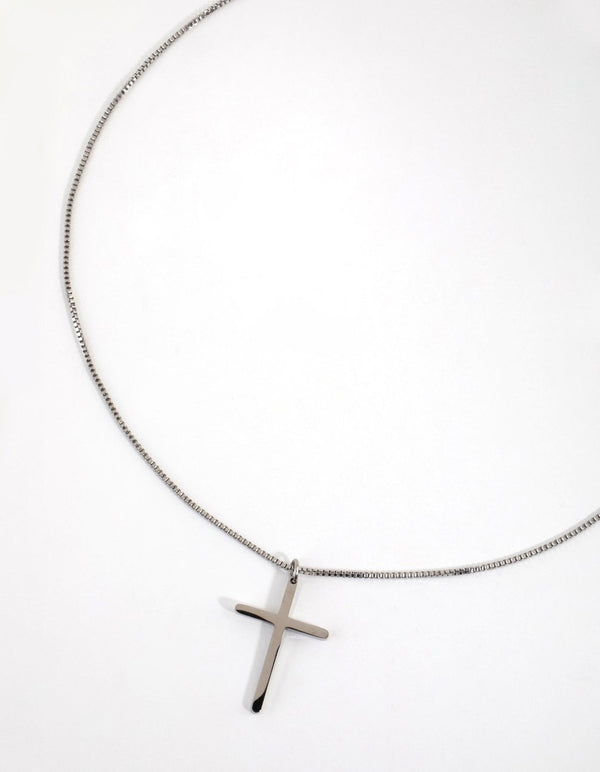 Surgical Steel Cross Necklace