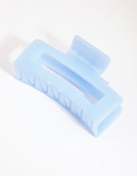 Blue Rectangle Acrylic Claw - link has visual effect only