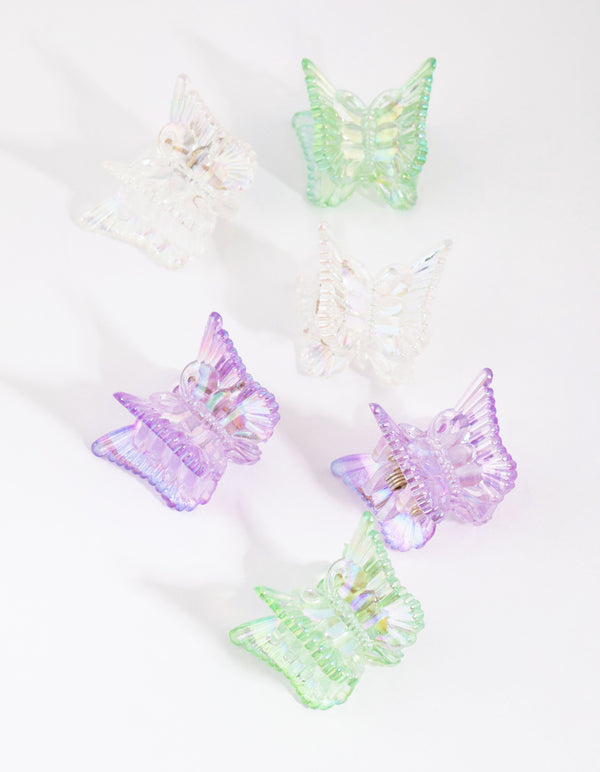 Acrylic Mixed Butterfly Mini Claw Pack