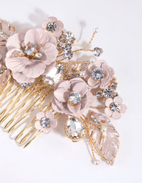 Matte Flower Jewel Comb - link has visual effect only