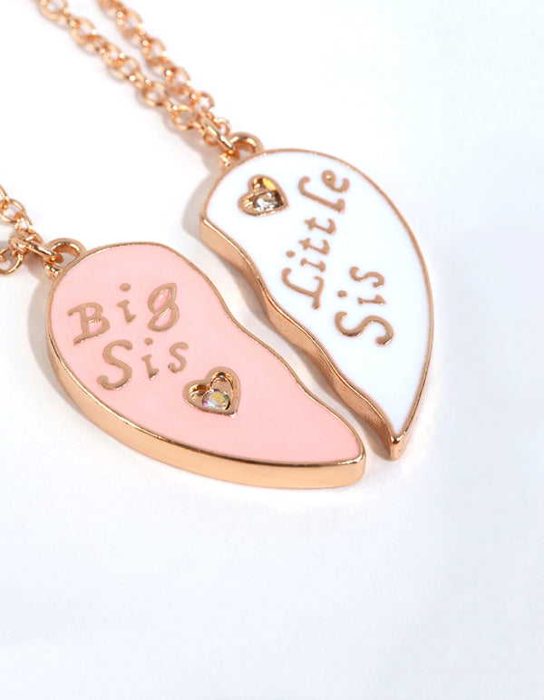 Buy Big Sister Necklace, Sister Gifts, Gift Big Sister From Little Sister,  Sister Jewelry, Birthday Gift for Big Sister, Big Sis Lil Sis Jewelry  Online in India - Etsy