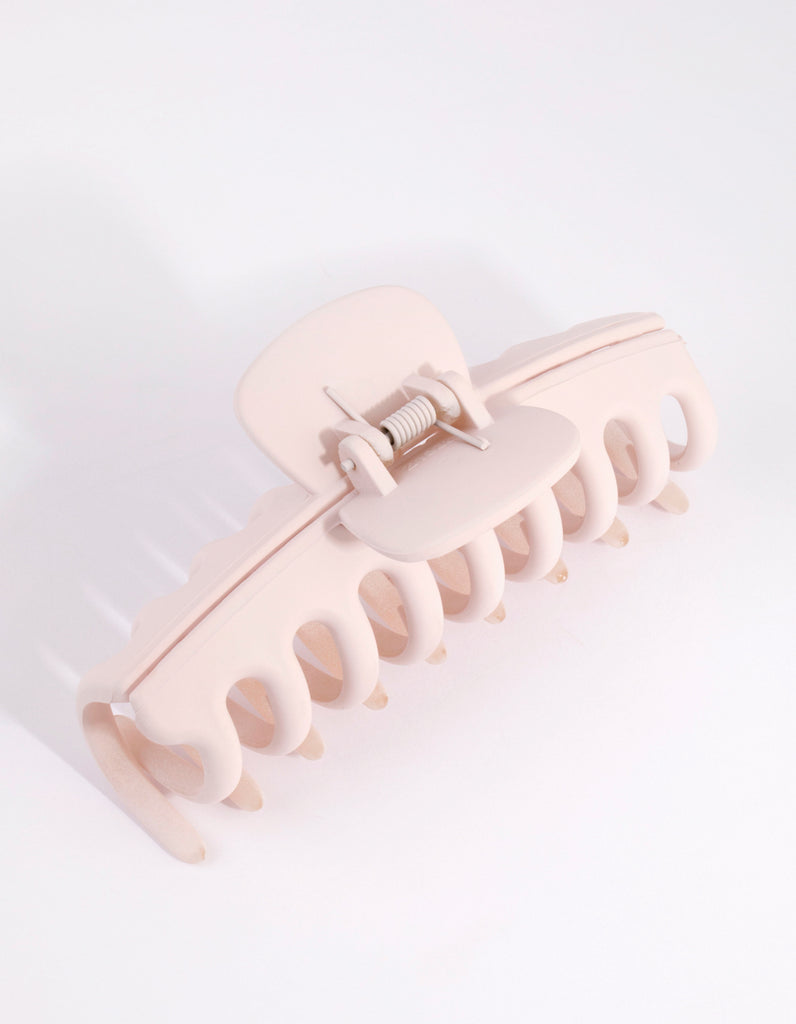 Matte Pink Rounded Claw Clip - Lovisa
