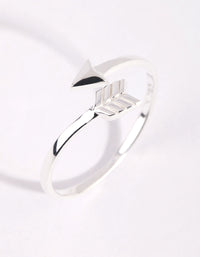 Sterling Silver Arrow Ring - link has visual effect only