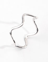Sterling Silver Squiggle Ring - link has visual effect only