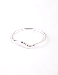 Sterling Silver Wave Ring - link has visual effect only