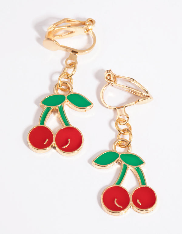Red Cherry Clip-On Earrings - Lovisa