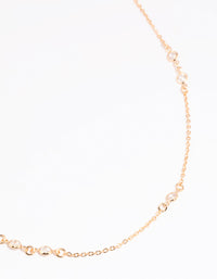Gold Cubic Zirconia Waist Chain - link has visual effect only