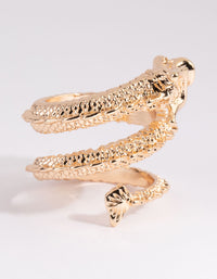 Gold Statement Dragon Ring - link has visual effect only
